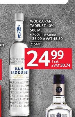 Wódka Pan Tadeusz 40% promocja w Selgros