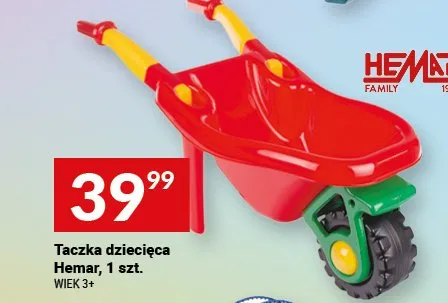 Taczka dziecięca Hemar promocja w Twój Market