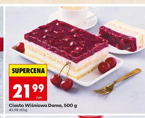 Ciasto Wiśniowa Dama promocja w Biedronka