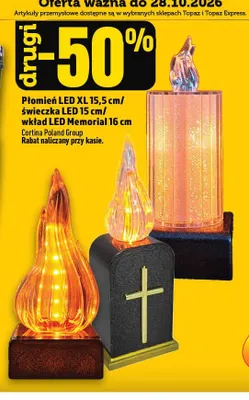 Płomień LED Xl 15,5 cm Cortina Poland Group promocja w TOPAZ
