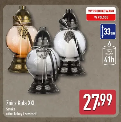Znicz Kula Xxl promocja w Aldi