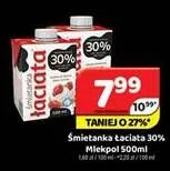 Śmietanka Łaciata 30% promocja w Delfin