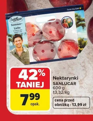 Nektarynki SanLucar promocja w Carrefour Market