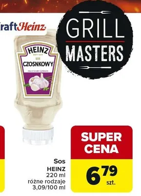 Sos czosnkowy różne rodzaje promocja w Carrefour Market
