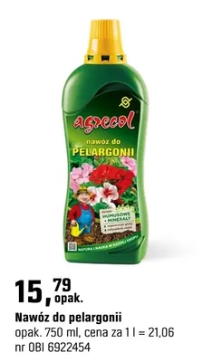 Nawóz do pelargonii promocja w OBI