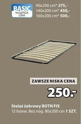 Stelaż żebrowy BOTN FIX promocja w Jysk