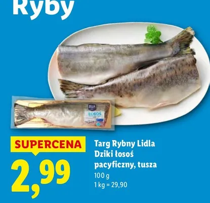 Dziki łosoś pacyficzny, tusza promocja w Lidl
