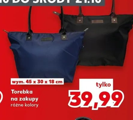 Torebka na zakupy 45x30x18 cm promocja w Kaufland