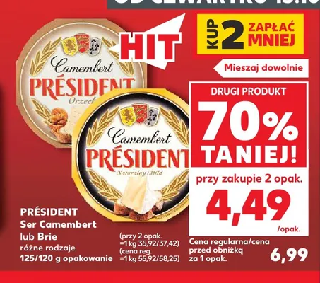 Ser Brie Président promocja w Kaufland