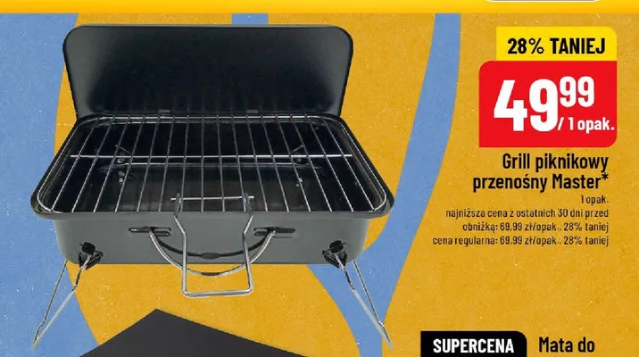 Grill piknikowy przenośny Master promocja w POLOmarket