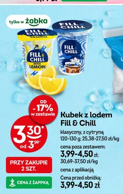Kubek z lodem Fill & Chill klasyczny promocja w Żabka