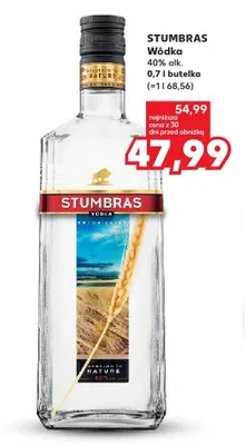 Wódka Stumbras promocja w Kaufland