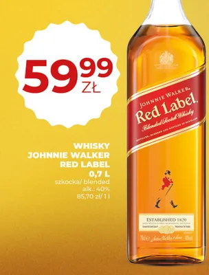 Whisky Red Label szkocka blended promocja w Duży Ben