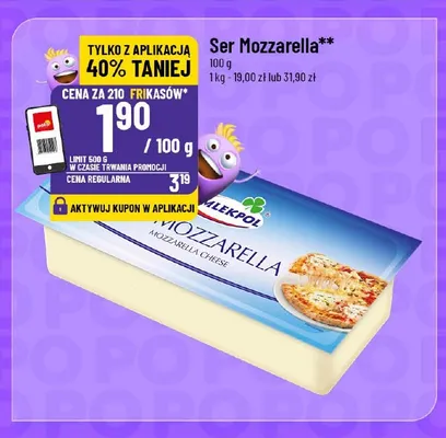 Ser mozzarella Buona promocja w POLOmarket