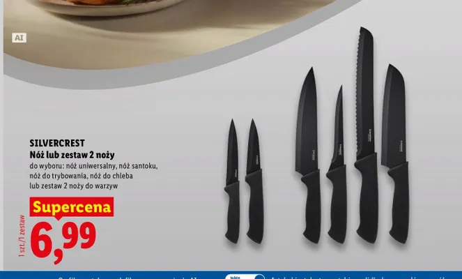 Nóż uniwersalny Silvercrest promocja w Lidl