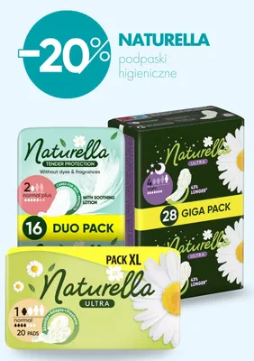Podpaski higieniczne Naturella Tender Protection Duo Pack promocja w Super-Pharm