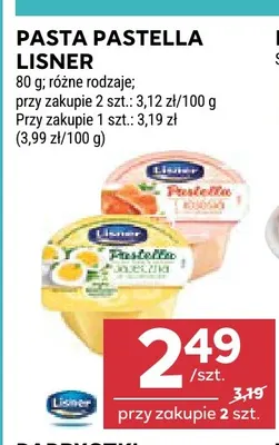 Pasta Pastella Lisner promocja w Stokrotka