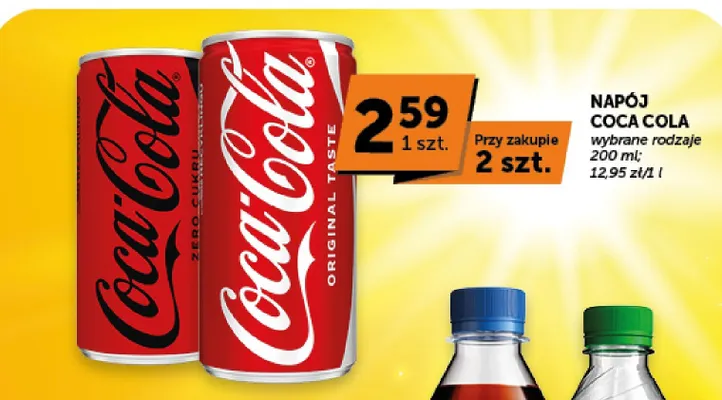 Napój Coca-Cola Original Taste promocja w Groszek