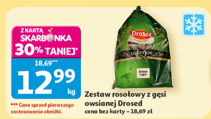 Zestaw rosołowy z gęsi owsianej Drosea promocja w Auchan