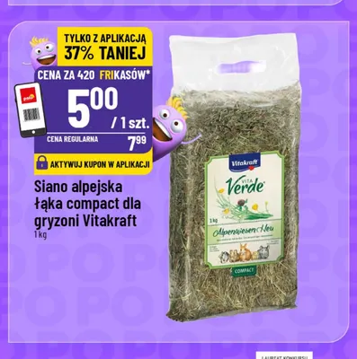 Siano alpejska łąka compact dla gryzoni Vitakraft promocja w POLOmarket