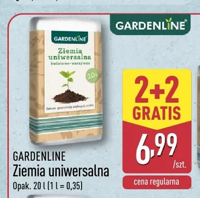 Ziemia uniwersalna Gardenline promocja w Aldi