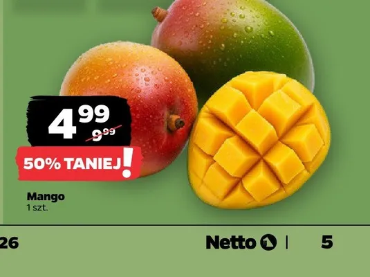 Mango 1 szt. promocja w Netto