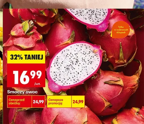 Smoczy owoc promocja w Biedronka