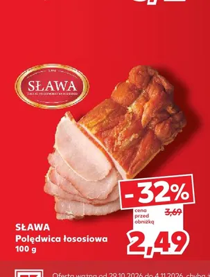 Polędwica łososiowa Sława promocja w Kaufland