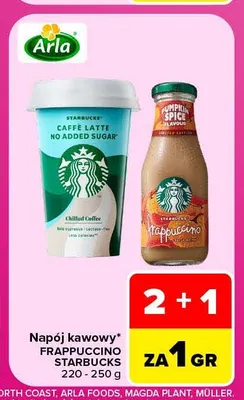 Napój kawowy Frappuccino Starbucks promocja w Carrefour