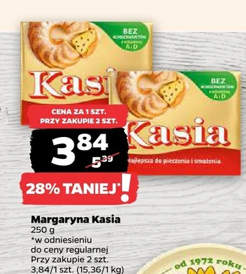 Margaryna do pieczenia i smażenia Kasia promocja w Netto