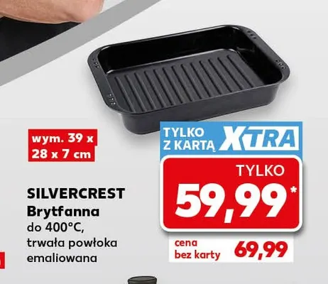 Brytfanna emaliowana Silvercrest promocja w Kaufland