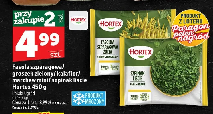 Fasola szparagowa Hortex promocja w TOPAZ