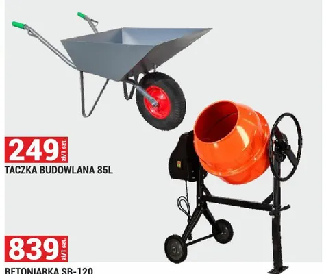 Taczka budowlana promocja w Merkury Market