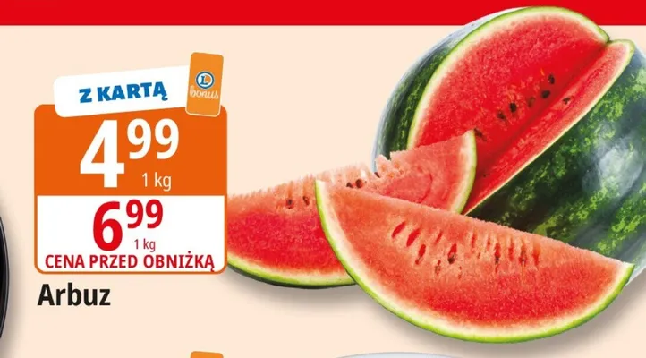 Arbuz promocja w Leclerc