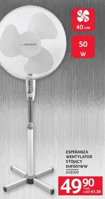 Wentylator stojący EHF001WW promocja w Selgros