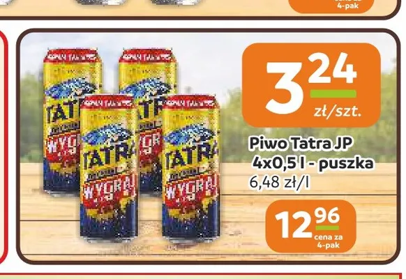 Piwo Tatra JP 4-pak promocja w Gama