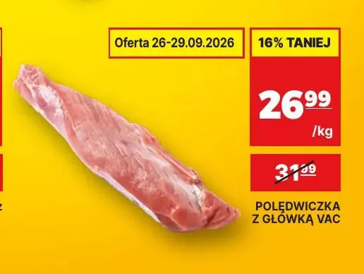 Polędwiczka z główką vac promocja w API Market
