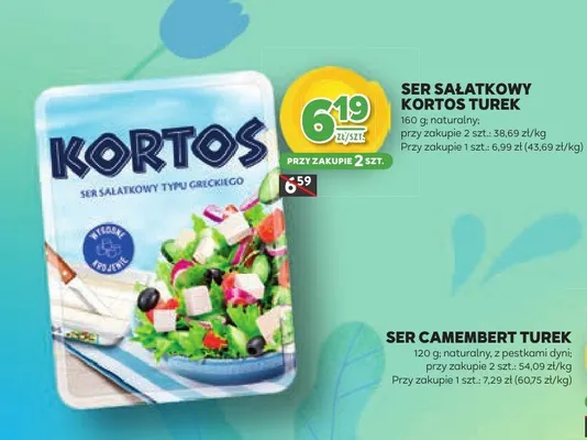 Ser sałątkowy typu greckiego promocja w Stokrotka