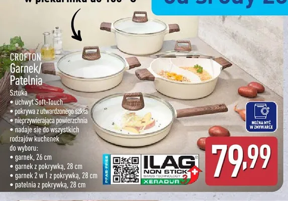 Garnek CROFTON 26cm promocja w Aldi