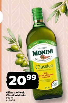 Oliwa z oliwek Classico Monini promocja w Netto