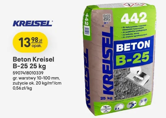 Beton B-25 promocja w Castorama