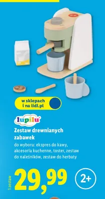 Zestaw drewnianych zabawek promocja w Lidl