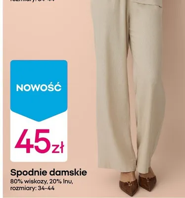 Spodnie damskie promocja w Pepco