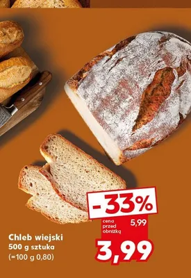 Chleb wiejski promocja w Kaufland