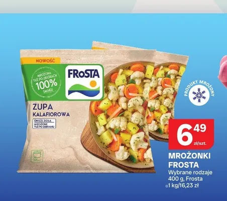 Zupa kalafiorowa mrożona Frosta promocja w Chorten