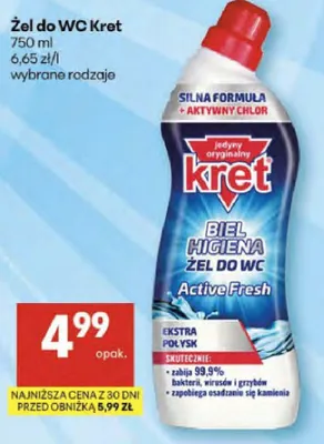 Żel do WC promocja w Delikatesy Centrum