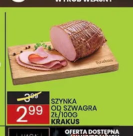 Szynka od Szwagra Krakus promocja w Wafelek