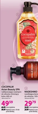 Szampon do włosów COCOPALM Asian Beauty SPA nabłyszczający chroniący kolor promocja w Hebe