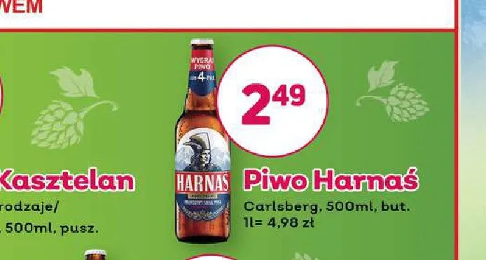 Piwo Harnaś promocja w Bliski