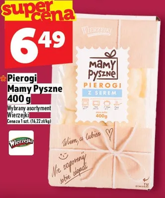 Pierogi Mamy Pyszne 400g promocja w TOPAZ
